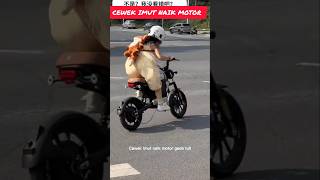Download lagu Cewek imut naik motor, gemesin lihatnya mp3