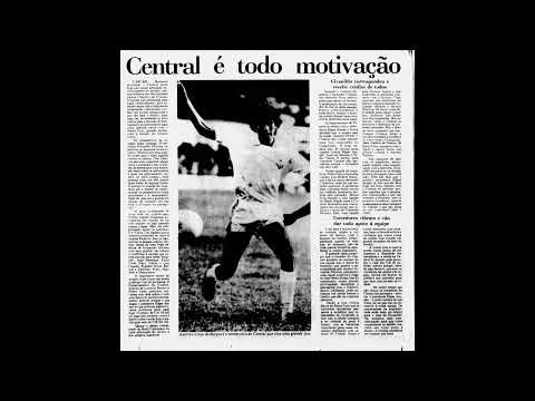 Central 1x1 Náutico - Decisão do 3o turno (2a fase) do Campeonato Pernambucano de Futebol 1984.