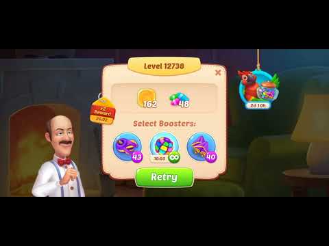 Homescapes Round 12734 to 12742