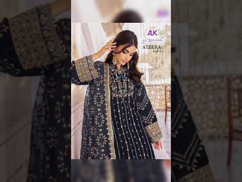 Semi-stitched embroidered eid special pakistani suit