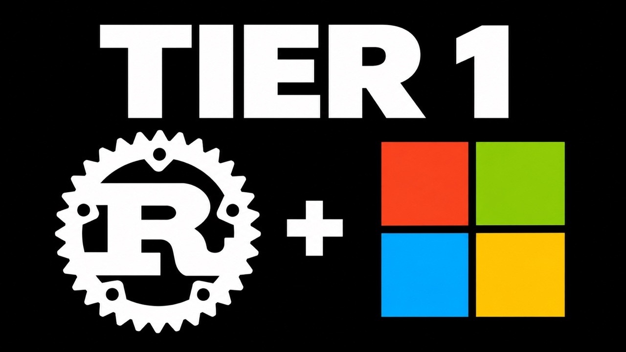 Rust is now a tier-1 language at Microsoft