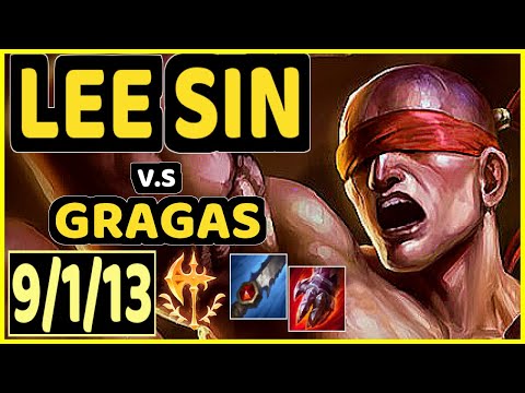 BLANK (LEE SIN) vs GRAGAS - 9/1/13 KDA JUNGLE GAMEPLAY - KR Ranked GRANDMASTER