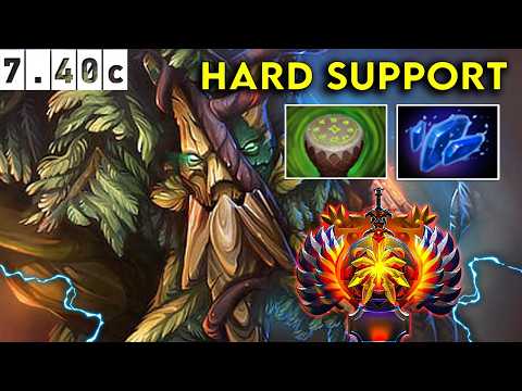 Treant Protector 🌳 Immortal Hard Support  - Dota 2 Patch 7.40c Pro Pub Gameplay
