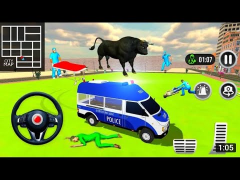 US Police Ambulance Rescue Driving Simulator 2022 – Ambulance Rescue Games #1