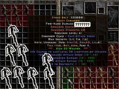 Project diablo 2 xbow crafting S12 P.3