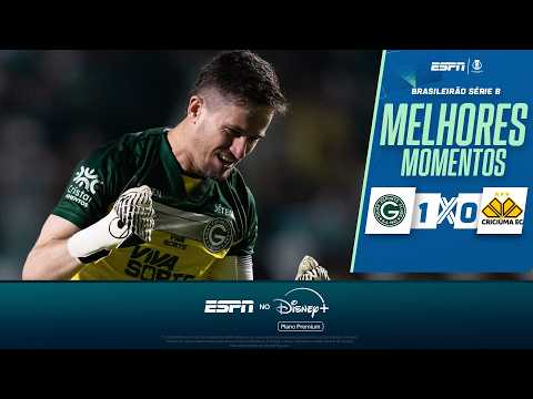 Gols e lances de Goiás x Criciúma
