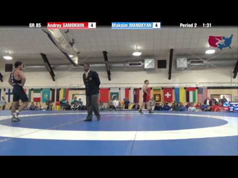 85 KG QF - Andrey Samokhin (KAZ) vs Maksim Manukyan (ARM)