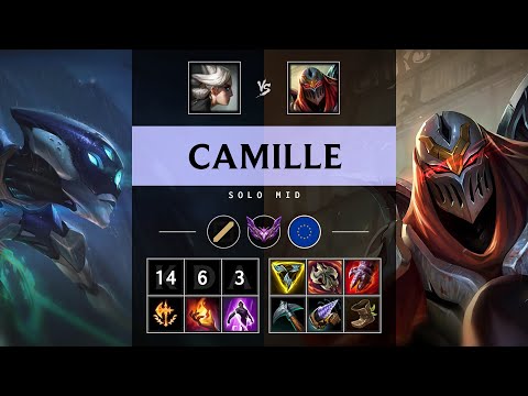 Camille Mid vs Zed - EUW Master Patch 25.S1.3