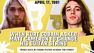 When Kurt Cobain Asked Matt Cameron To Change His Guitar String