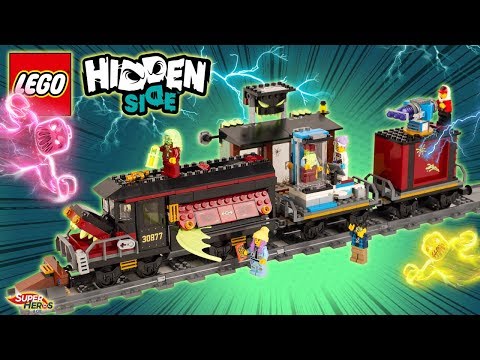Vidéo LEGO Hidden Side 70424 : Le train-fantôme