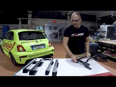 ABARTH 595 SABELT SEATS LOWERING KIT EXPLAINED