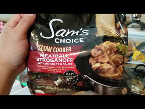 Sam's Choice Meatball Stroganoff Walmart