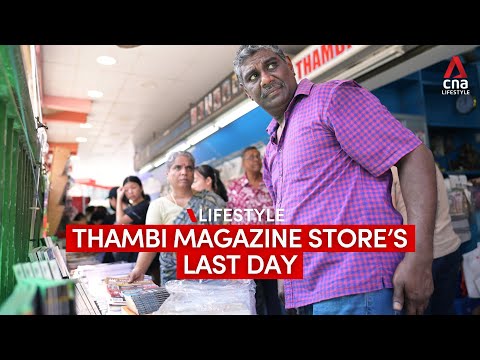 Last day of operations as Thambi Magazine Store closes at Holland Village
