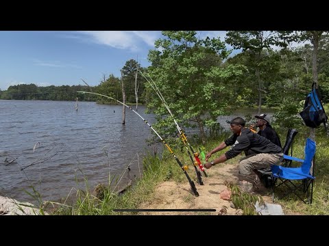 BIGGEST Catfish I’ve EVER Hooked😱 Using THIS NEW Bait 🔥 INSANE Bank Fishing HACK‼️