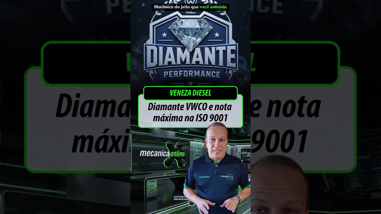 Veneza Diesel: Diamante VWCO e nota máxima na ISO 9001