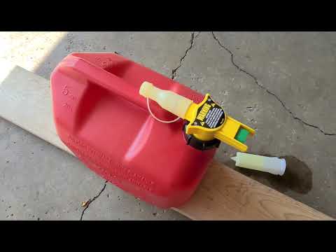 No-Spill gas can upgrade.