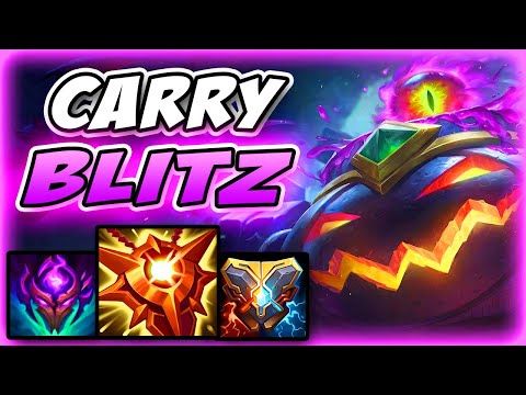 JUST LAND TO WIN WITH BLITZCRANK IN SEASON 12 - Blitzcrank S12
