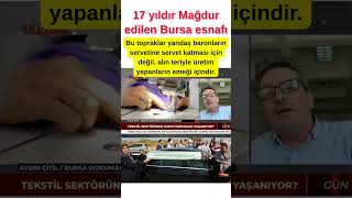 BURSA'da Cumhuriyet tarihinin en büyük peşkeşi Çataltepe Sanayi Sitesi