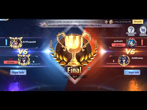 🔴 SEMI FINAL DO JAMIEL EUROPA VS GLOBAL - SAINT SEIYA AWAKENING