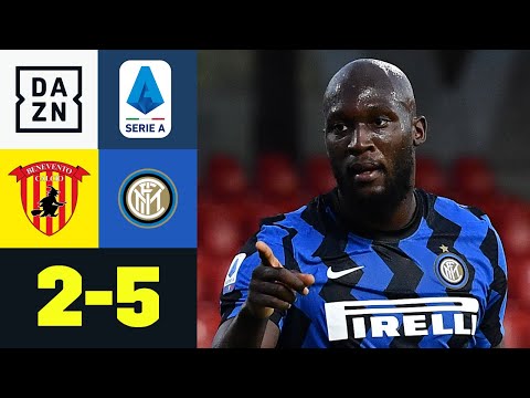 Doppelter Lukaku zum Sieg gegen die Aufsteiger: Benevento - Inter Mailand 2:5 | Serie A | DAZN