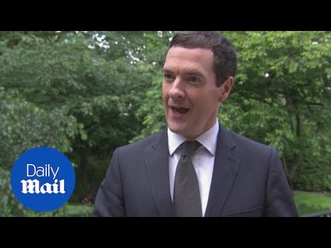 Ex Chancellor Osborne discussing the economy after Brexit - Daily Mail