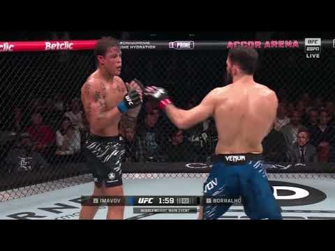 Nassourdine Imavov vs Caio Borralho Full Fight Highlights ｜ UFC Paris