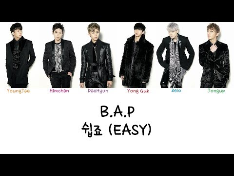 B.A.P - 쉽죠 (Easy) (Color coded lyrics Han|Rom|Eng)