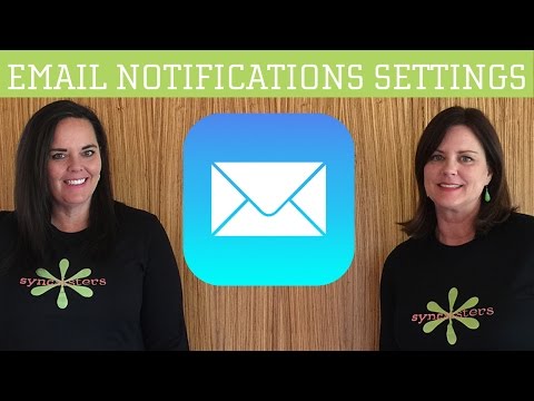 iPhone / iPad Email Notifications Settings Video