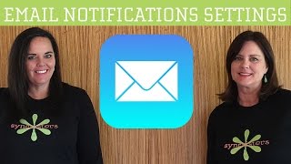 iPhone / iPad Email Notifications Settings