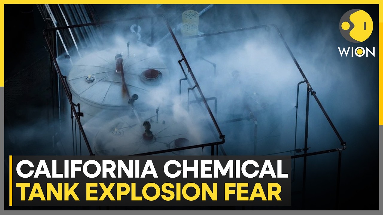 California Chemical Tank Explosion: 40,000 Evacuated Amid Toxic Leak Scare | WION