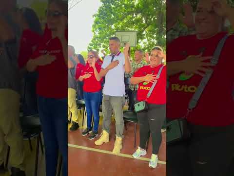 Juramentacion del Comando de campaña del Municipio Aristides Bastidas en el estado Yaracuy