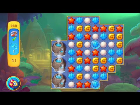 @Fishdom Level 9351, Lucky Step on the Last One.