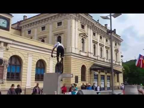 Vincent Hermance World Champion 2013 The UCI 2014 Trials World Cup in Krakow
