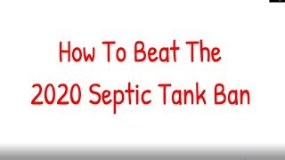 Septic Tank Regulations - Septic Tanks