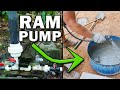 Ram Pump Water Used To Pour Shed Footers