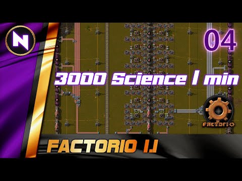 Factorio Reverse Megabase | #4 RED SCIENCE 3000 PER MINUTE | Lets Play