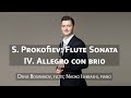 S. Prokofiev: Flute Sonata, op. 94. IV. Allegro con brio