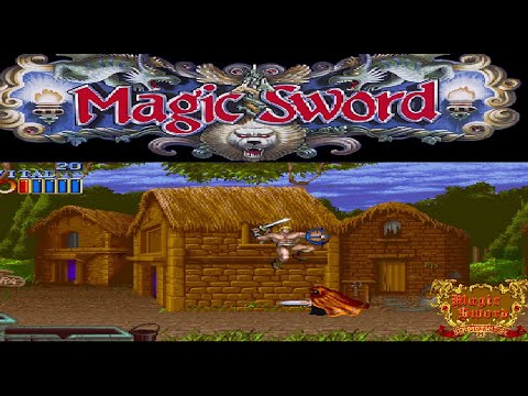 Arcade Longplay Magic Sword - Heroic Fantasy Full Walkthrough