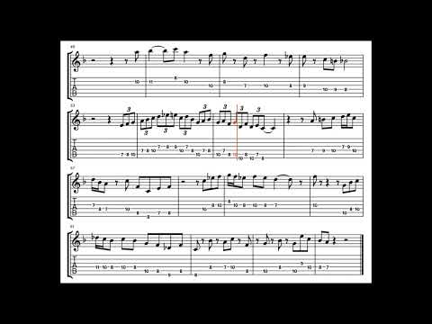 Walter Becker’s solo on Limbo Jazz (transcription with tab)