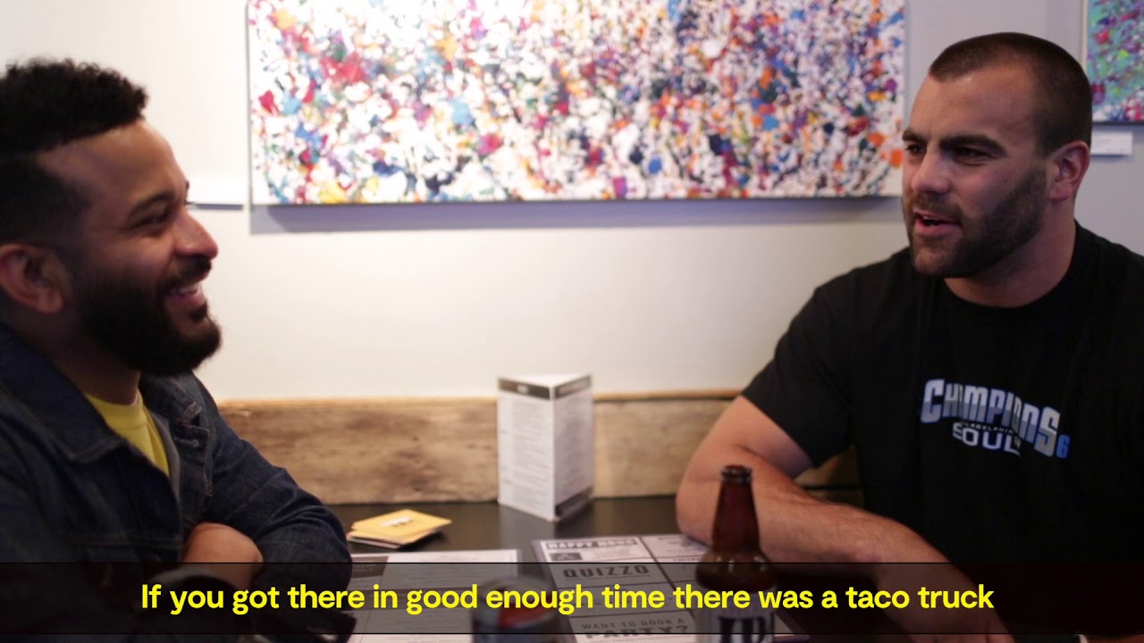 Jake Metz of the Philadelphia Soul Visits Bottle Bar East for His Cheat Day