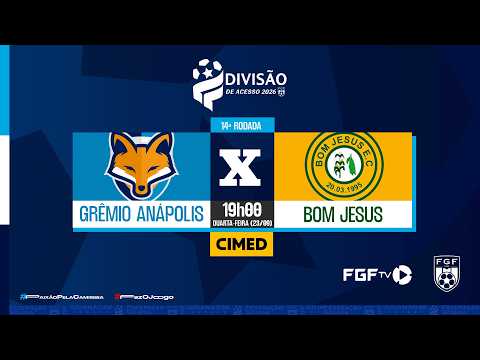 Grêmio Anápolis x Bom Jesus - Divisão de Acesso - 14ª rodada