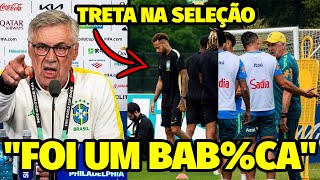 “NÃO TEM NENHUM PALHAÇO AQUI..ATITUDE DE MOLEQUE MIMADO O MOTlVO ABSURDO DA IRRITAÇÃO DE ANCELOTTI