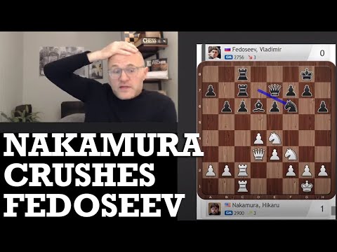 Nakamura sconfigge Fedoseev 8-0 a Speed ​​Chess! | Partite della settimana - GM Jesse Kraai