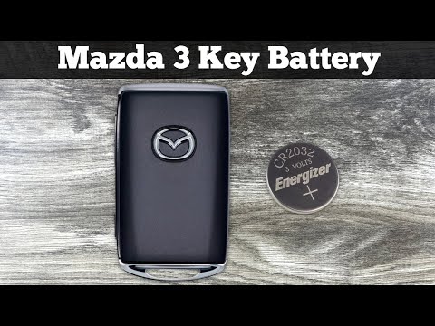 How To Replace 2019 - 2023 Mazda 3 Key Fob Battery - Change Replacement Mazda 3 Remote Batteries DIY