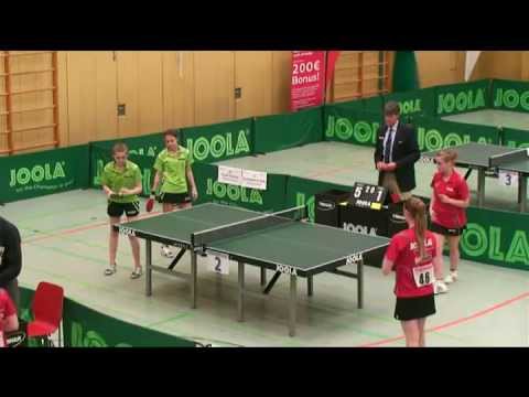 Rocheteau/Hajok - Brauner/Huremovic // Livestream Deutsche Jugendmeisterschaft Tischtennis 2013