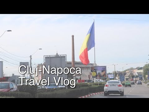 Did you see the size of that flag? - Cluj Napoca Travel Vlog