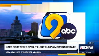 KCRG First News Open, Talent Bump & Morning Update - New Graphics, Voiceover & Brand | July 31, 2025