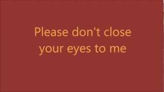 Goo Goo Dolls - Close Your Eyes (with lyrics!)