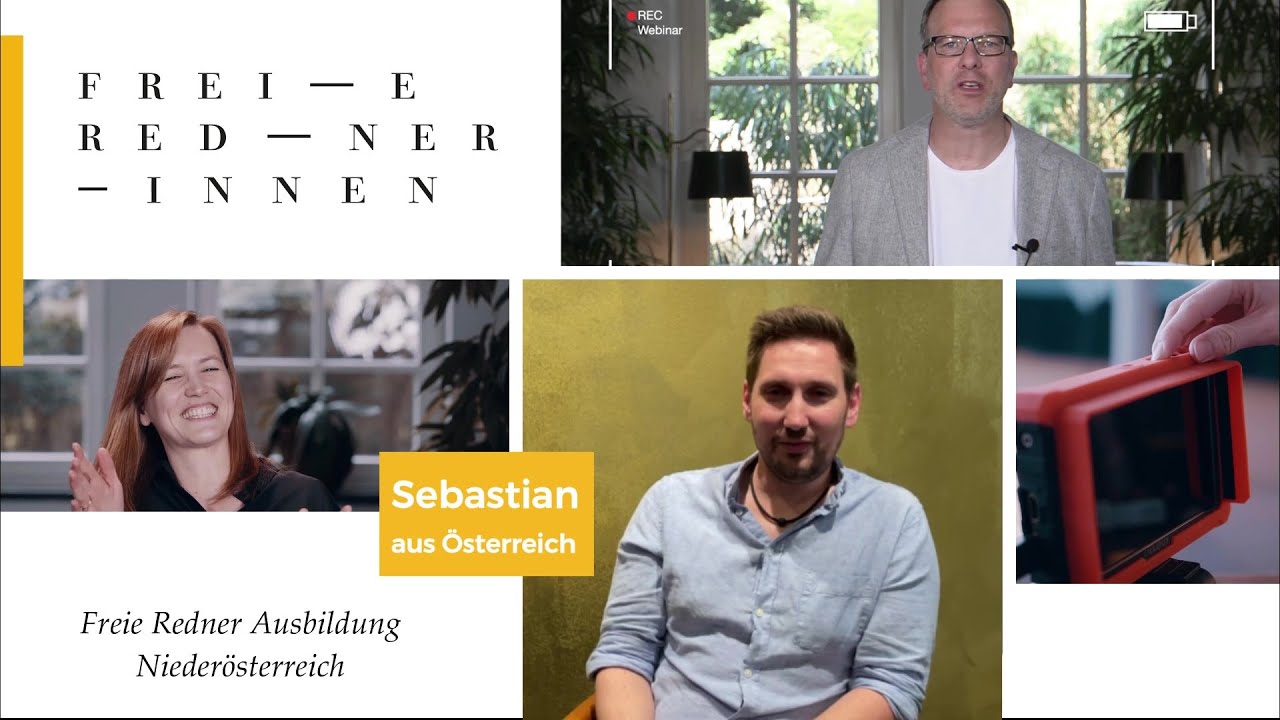 Teilnehmerstimmen 4 Warum eigentlich eine Ausbildung zum Freien Redner? Sebastian erzählt