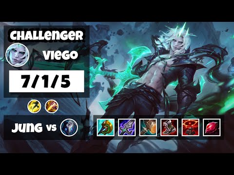 Viego vs Kindred OCE Challenger JUNGLE (7/1/5) - v11.13